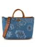 Liu Jo Sira Shopper Tasche L 40 cm in denim flowers