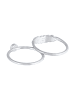 Elli Ring 925 Sterling Silber Boho, Feder, Ring Set in Silber