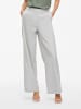 Vila Wide Leg Hose in Light Grey Melange