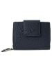 VLD VOi Leather Design Hirsch Ida Geldbörse RFID Leder 12,5 cm blau