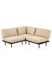 home24 home24 Outdoor-Ecksofa Typ C - Beige - Olefin & Aluminium - 172 x 80 x 172 cm in Beige
