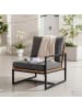 home24 Loungeecke LeRoy I in Grau / Braun