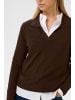 InWear Strickpullover YenahIW Classic fit in Coffee Brown Melange