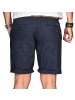 Alessandro Salvarini A. Salvarini Herren Designer Shorts kurze Hose Gürtel AS096 in Navy
