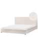 Beliani Wasserbett LAVAUR in Weiß - (W) 203 x (H) 100 x (L) 220 cm