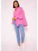 SASSYCLASSY Ultra Oversize Musselin-Blusenhemd kürzere Variante in Pink