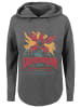 F4NT4STIC Oversized Hoodie Stranger Things Demogorgon Netflix TV Series in charcoal