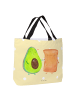 Mr. & Mrs. Panda Schultasche Avocado Toast ohne Spruch in Gelb Pastell