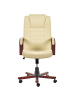 Beliani Massagestuhl DIAMOND in Beige/Schwarz/Braun - (W) 66 x (H) 118 x (L) 66 cm