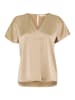 InWear Kurzarm-Bluse RinnaIW Lockere Passform in Simply Taupe