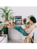 relaxdays Zeitschriftenhalter in Schwarz