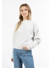 DreiMaster Vintage Damen Sweatshirt in Wollweiss Melange