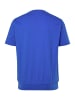 Men Plus Kurzarm T-Shirt in azurblau