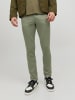 Jack & Jones Chino Hose Stretch Pants Slim Fit JPSTMARCO JJBOWIE in Grün
