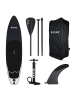 YEAZ NALU (EXOTRACE) sup-board mit paddel, pumpe und rucksack in schwarz