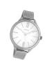 Oozoo Analog-Armbanduhr Oozoo Timepieces silber groß (ca. 44mm)