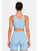 SMILODOX LEO Sport BH Velvara in Hellblau Leo