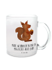 Mr. & Mrs. Panda Teetasse Eichhörnchen Weihnachten mit Spruch in Transparent