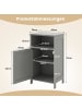 COSTWAY Badezimmerschrank 40x30x70cm in Grau