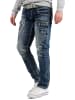 Cipo & Baxx Herren Regular Fit Jeans Stonewashed in Blue