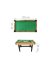 relaxdays Billardtisch in Bunt - (B)120 x (H)78 x (T)61 cm
