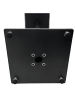 relaxdays 2 x Lautsprecherständer in Schwarz – (B)30 x (H)78,5 x (T)30 cm