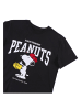 Peanuts T-Shirt kurzarm Peanuts in Schwarz