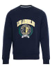 Threadbare Sweatshirt THB Fleece Crew Ocean in Navy