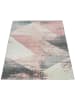 KADIMA DESIGN Teppich Kurzflor Farbverlauf Wohnzimmer schmutzabweisend in Mehrfarbig