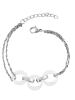 Adeliás Damen Armband aus Edelstahl 16+3 cm in silber