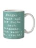 Mr. & Mrs. Panda Kaffeetasse Spruch Waagen Harmonie mit Spruch in Meeresbrise