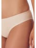 Schiesser Slip Invisible Cotton in Schwarz / beige