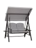 Outsunny Hollywoodschaukel 162L x 118B x 173H cm Grau