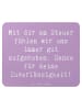 Mr. & Mrs. Panda Mouse Pad Spruch Busfahrer Sicherheit mit Spruch in Lavendeltraum