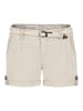 Eight2Nine Shorts Gürtel Eingrifftaschen Regular Fit Zip-Fly in Beige-2