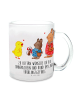 Mr. & Mrs. Panda Teeglas Ostern Geschenke mit Spruch in Transparent