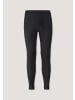 Hessnatur Hessnatur Longpants PURE FUNCTION aus Bio-Merinowolle und Seide in schwarz