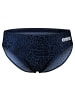 Arena Snakeskin Swim Brief in Dunkelblau