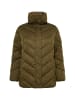 Ulla Popken Steppjacke in dunkles oliv