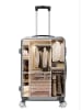 Cheffinger Reisekoffer ABS-02 Koffer 3-teilig Hartschale Trolley Set in Grau