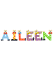 Playshoes Deko-Buchstaben "AILEEN" in bunt