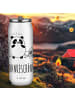 Mr. & Mrs. Panda Getränkedosen Trinkflasche Panda Dankeschön mit... in Weiß