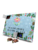Mr. & Mrs. Panda Tee Adventskalender Hummel Blume mit Spruch in Eisblau