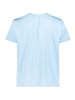 Betty Barclay Satin-Bluse kurzarm in Powder Blue