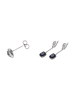 faina Women Jewelry Set in silver navy
