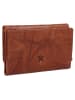 mano Donna Aurona Geldbörse RFID Leder 14,5 cm cognac