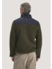 Hessnatur Hessnatur Wollfleece Troyer Relaxed aus reiner Bio-Merinowolle in vintage oliv