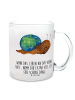 Mr. & Mrs. Panda Trinkbecher Schnecke Sir mit Spruch in Transparent