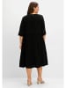 sheego Kleid in schwarz