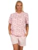 NORMANN Shorty Pyjama kurzarm Herzen - 62145 in rosa